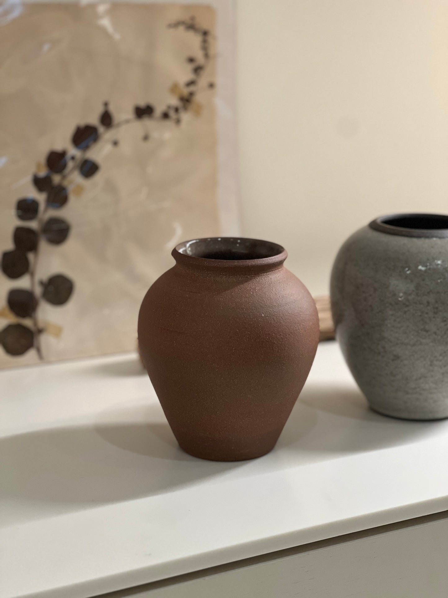 Red Clay Vase